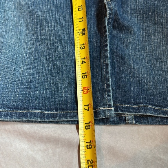 Ezra Fitch Classic Blue Denim Jean Skirt Size 28 Y2K Retro Vintage Front Slit - Picture 13 of 13